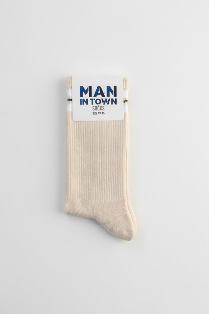 Sport Style Socks, Beige