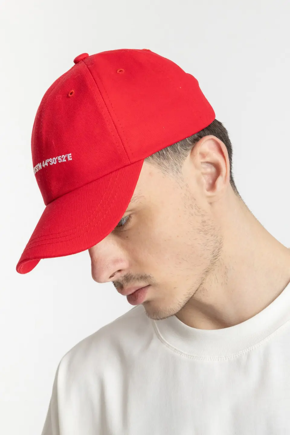 “Coordinates” Cap, Red
