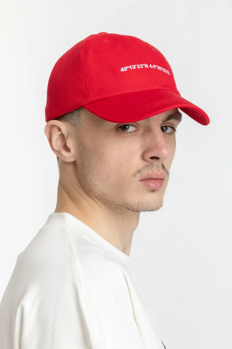 “Coordinates” Cap, Red