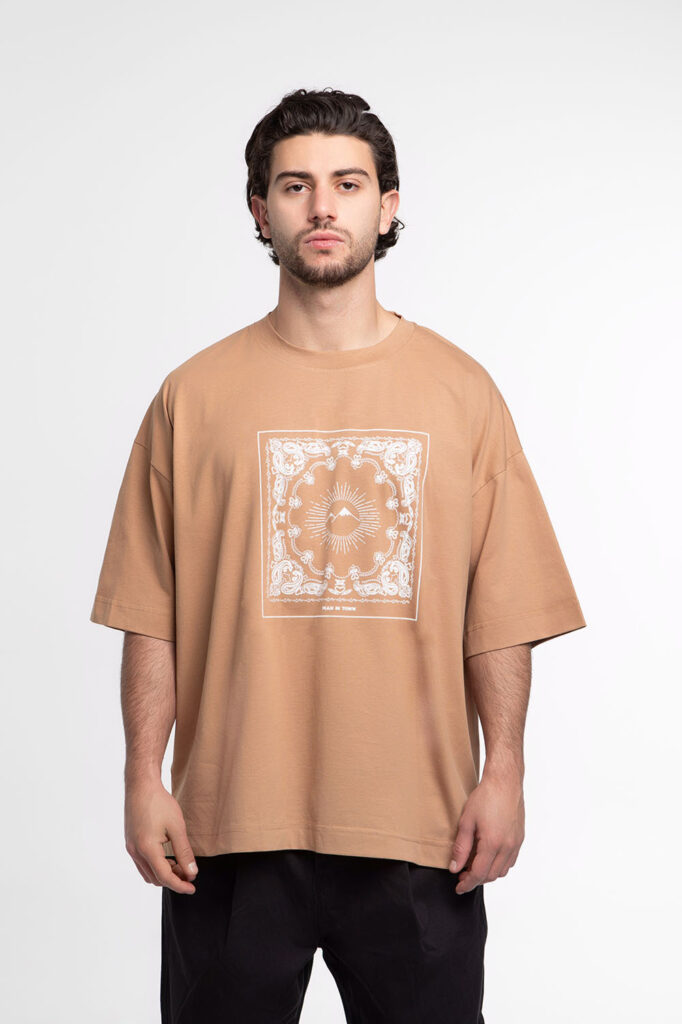 “Ararat” Oversize T-Shirt, Beige