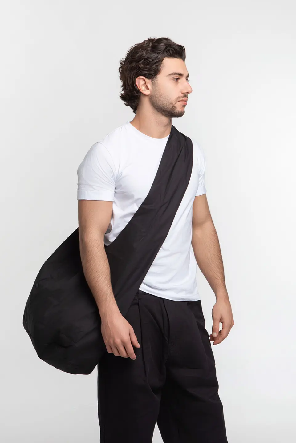 Two-Sided Bag, Khaki & Black
