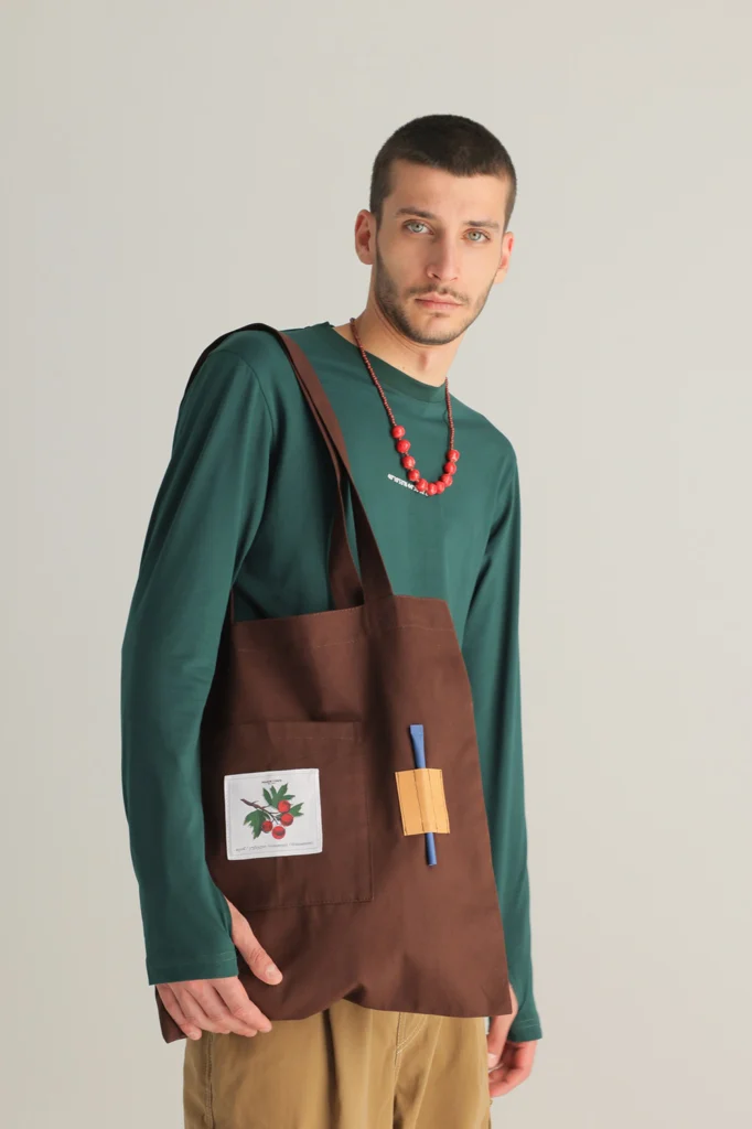 “Hawthorn” Tote Bag, Brown