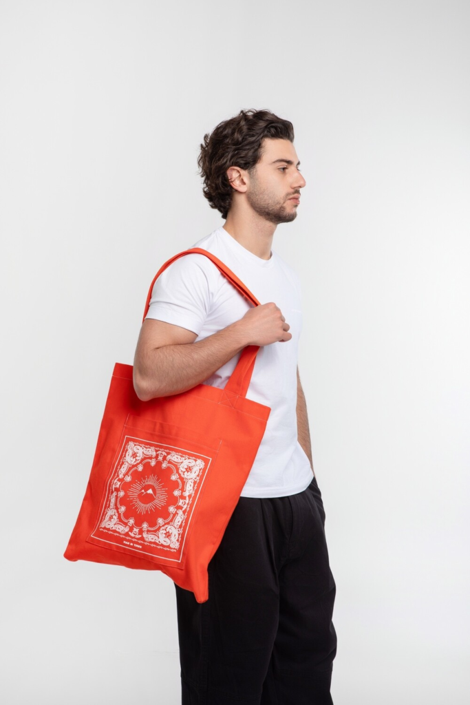 "Ararat" Tote Bag, Orange