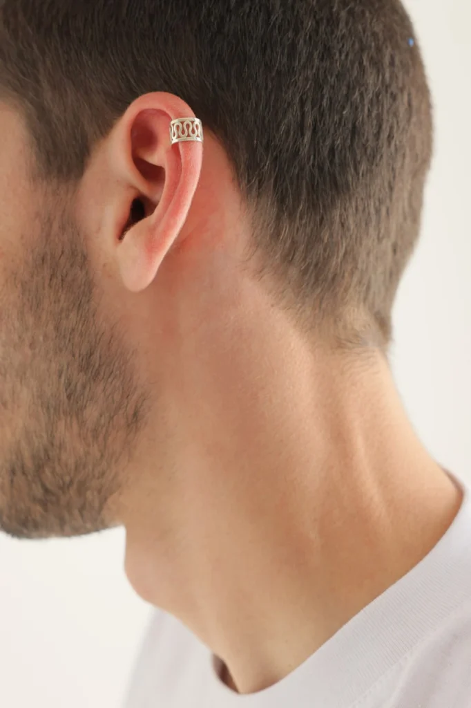 Silver Ear Cuff