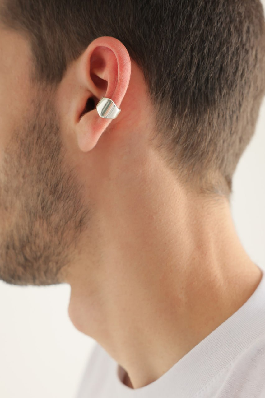 Silver Ear Cuff - Image 1