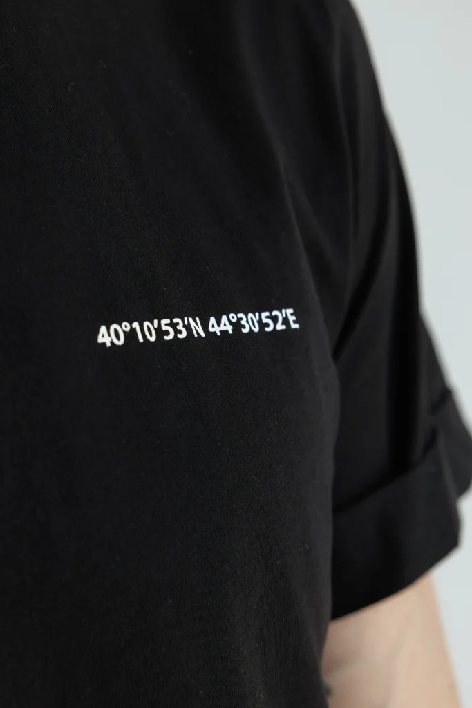 "Coordinates" T-Shirt, Black