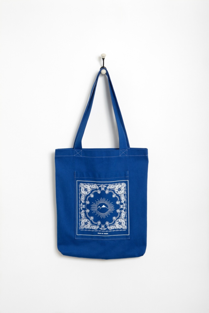 "Ararat" Tote Bag, Blue