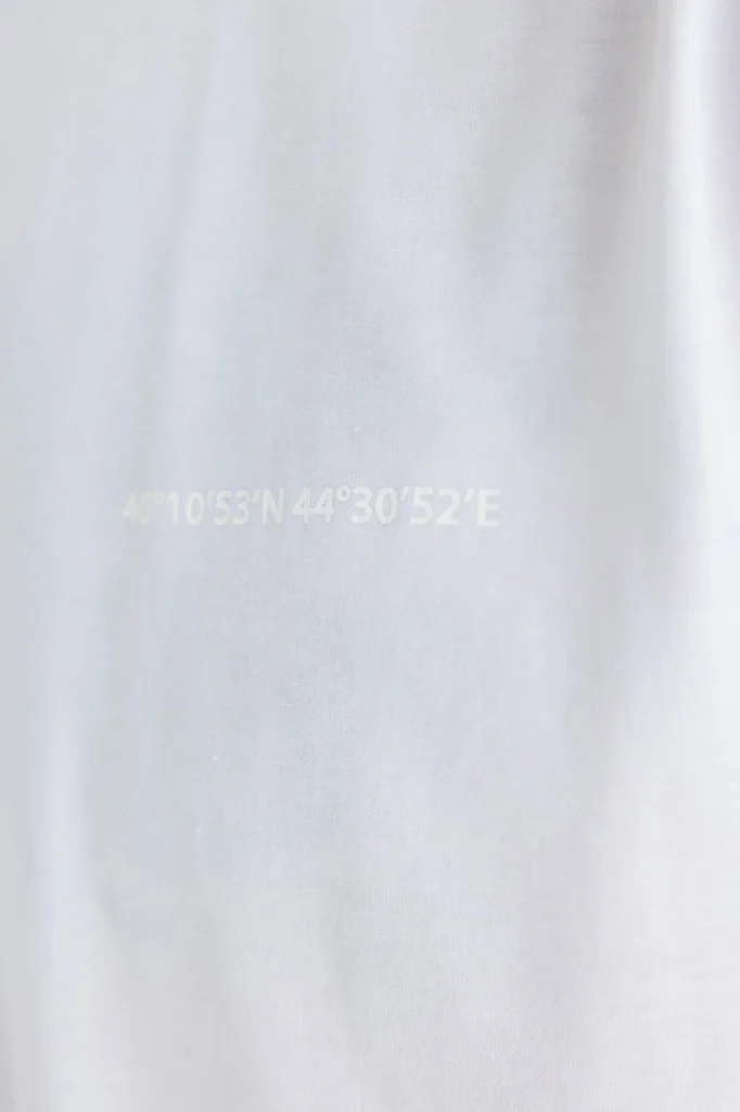 "Coordinates" T-Shirt, White
