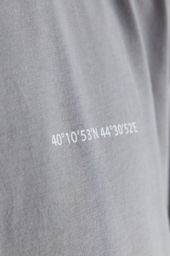 "Coordinates" T-Shirt, Grey