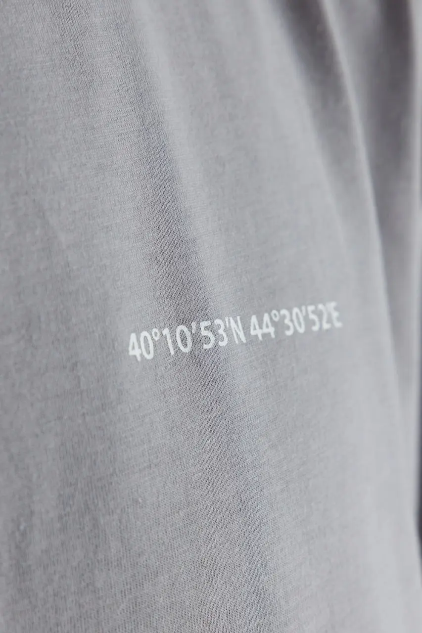 "Coordinates" T-Shirt, Grey
