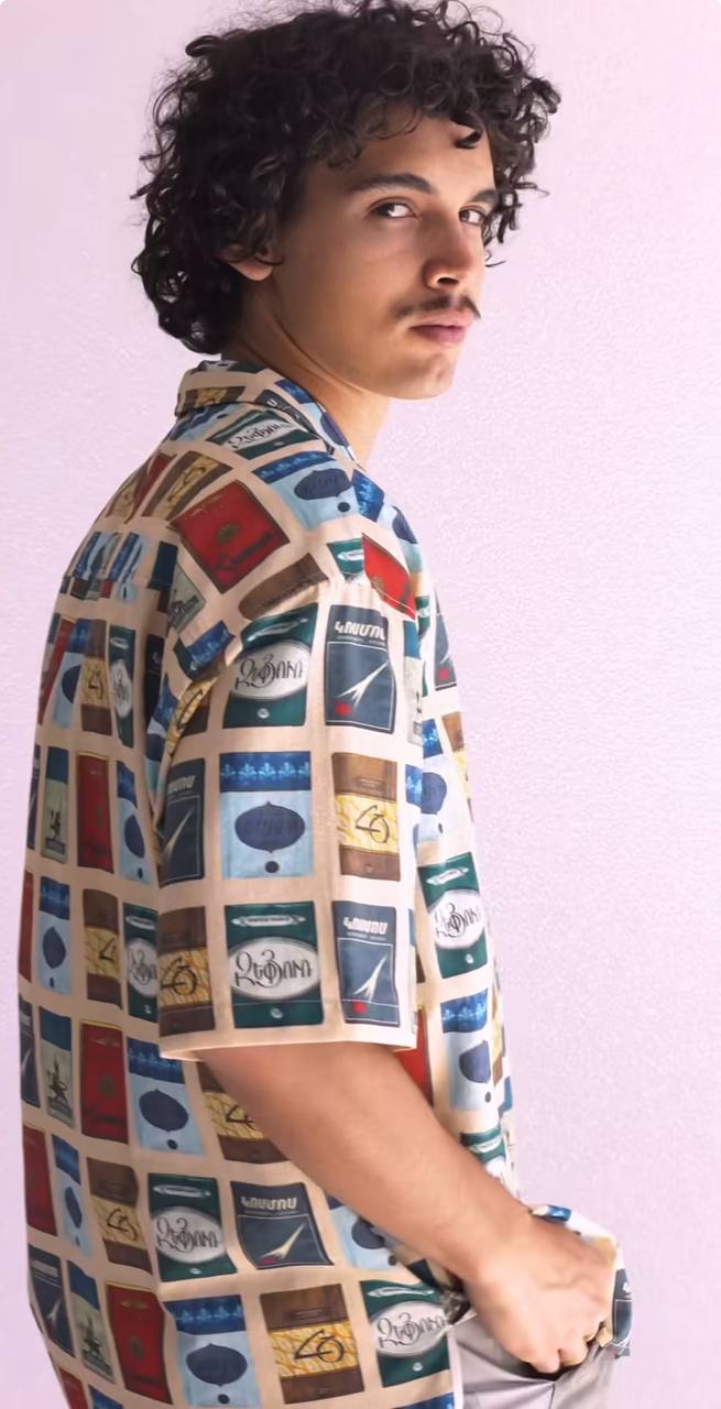 Shirt Armenian Retro Cigarettes - Image 1