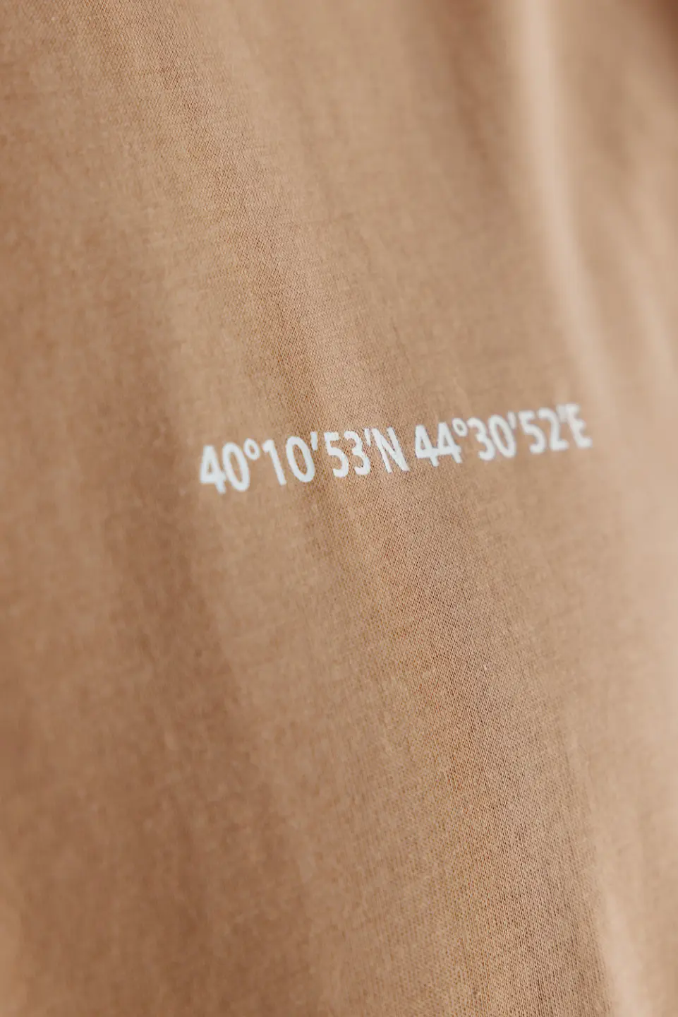 "Coordinates" T-Shirt, Beige