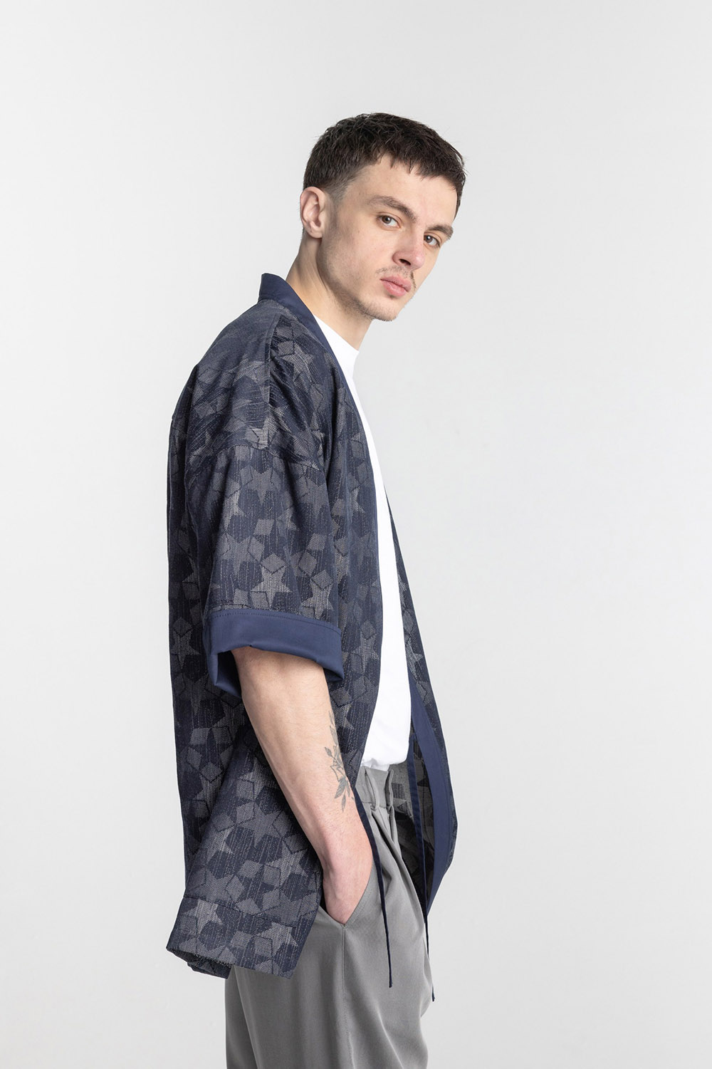Star Print Kimono - Image 2