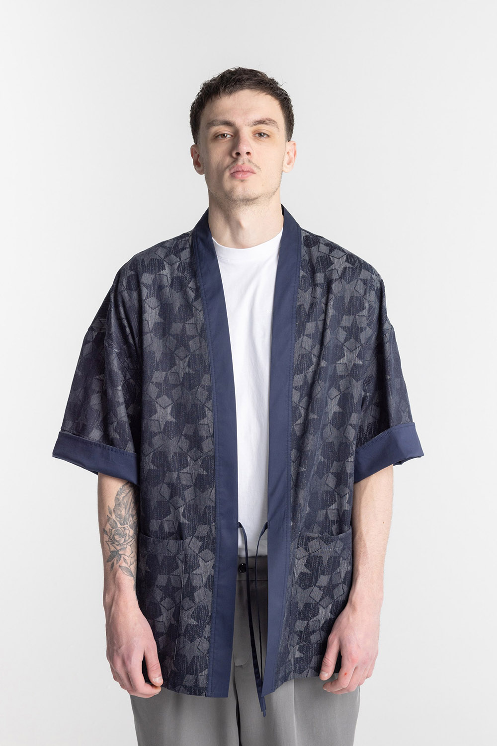 Star Print Kimono - Image 1