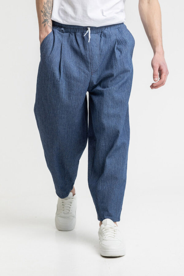Vintage Denim Tapered Pants