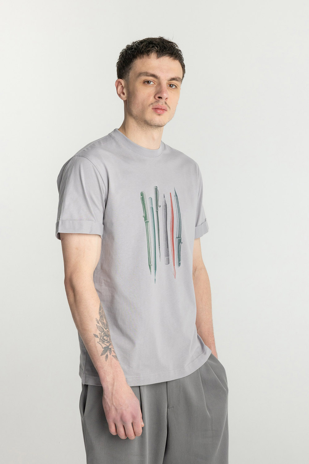 “Pens and Pencil” T-Shirt - Image 5