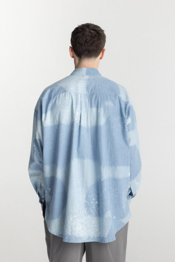 Tie-Dye Denim Overshirt