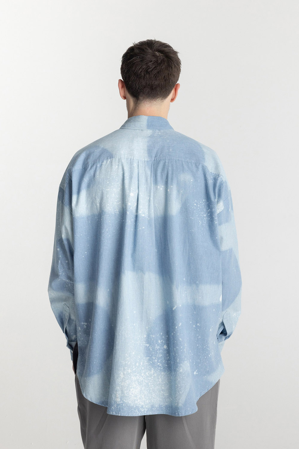 Tie-Dye Denim Overshirt - Image 3