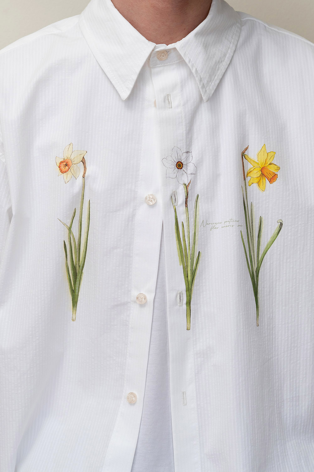 Narcissus Oversized White Shirt - Image 2