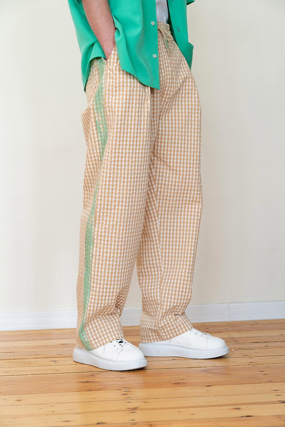 Pants with Side Stripes - Image 1