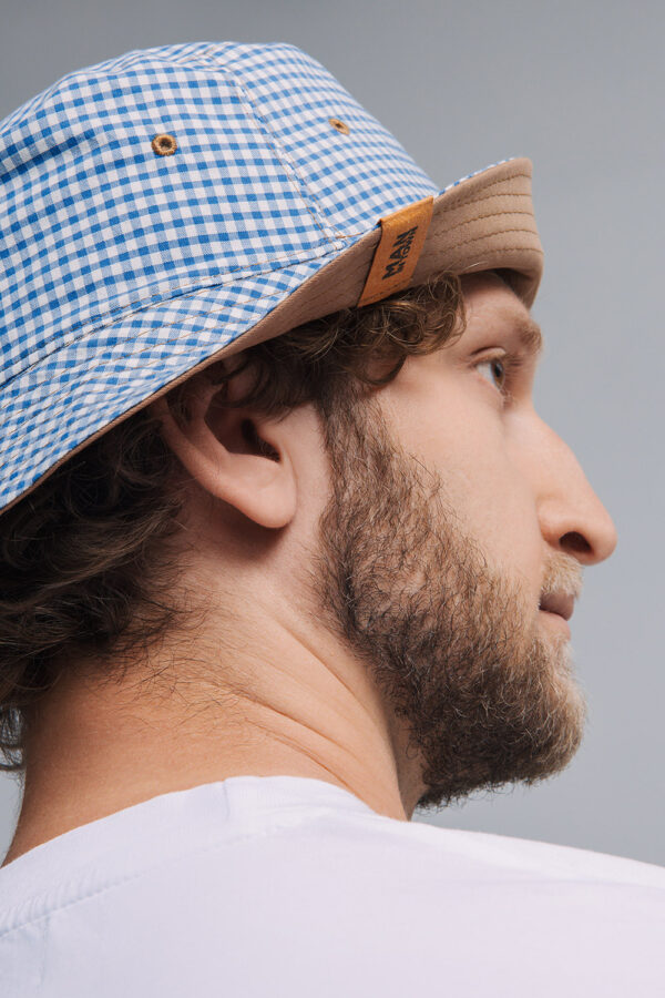 Gingham Panama Hat
