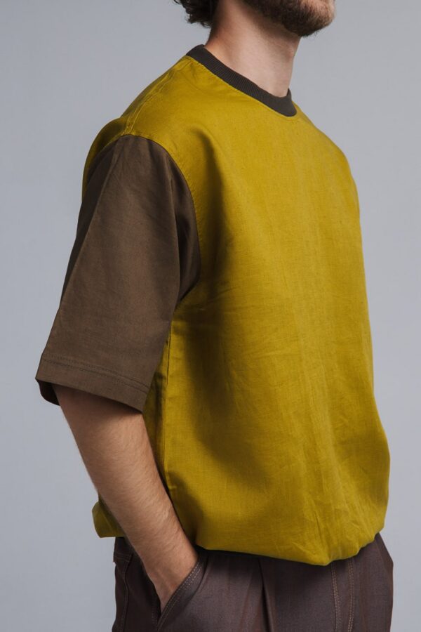 Oversized Linen T-Shirt