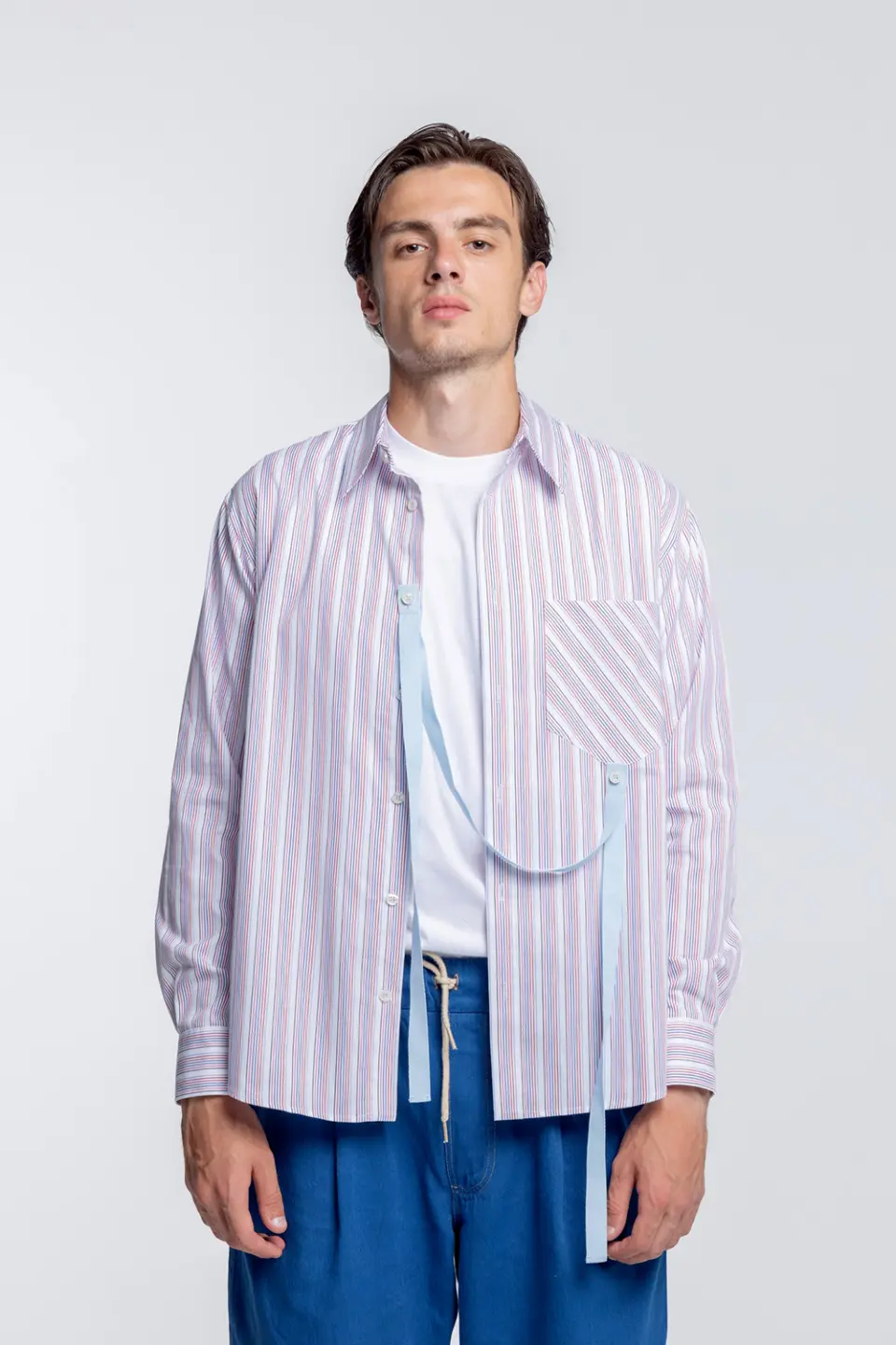 Ribbon Stripe Shirt