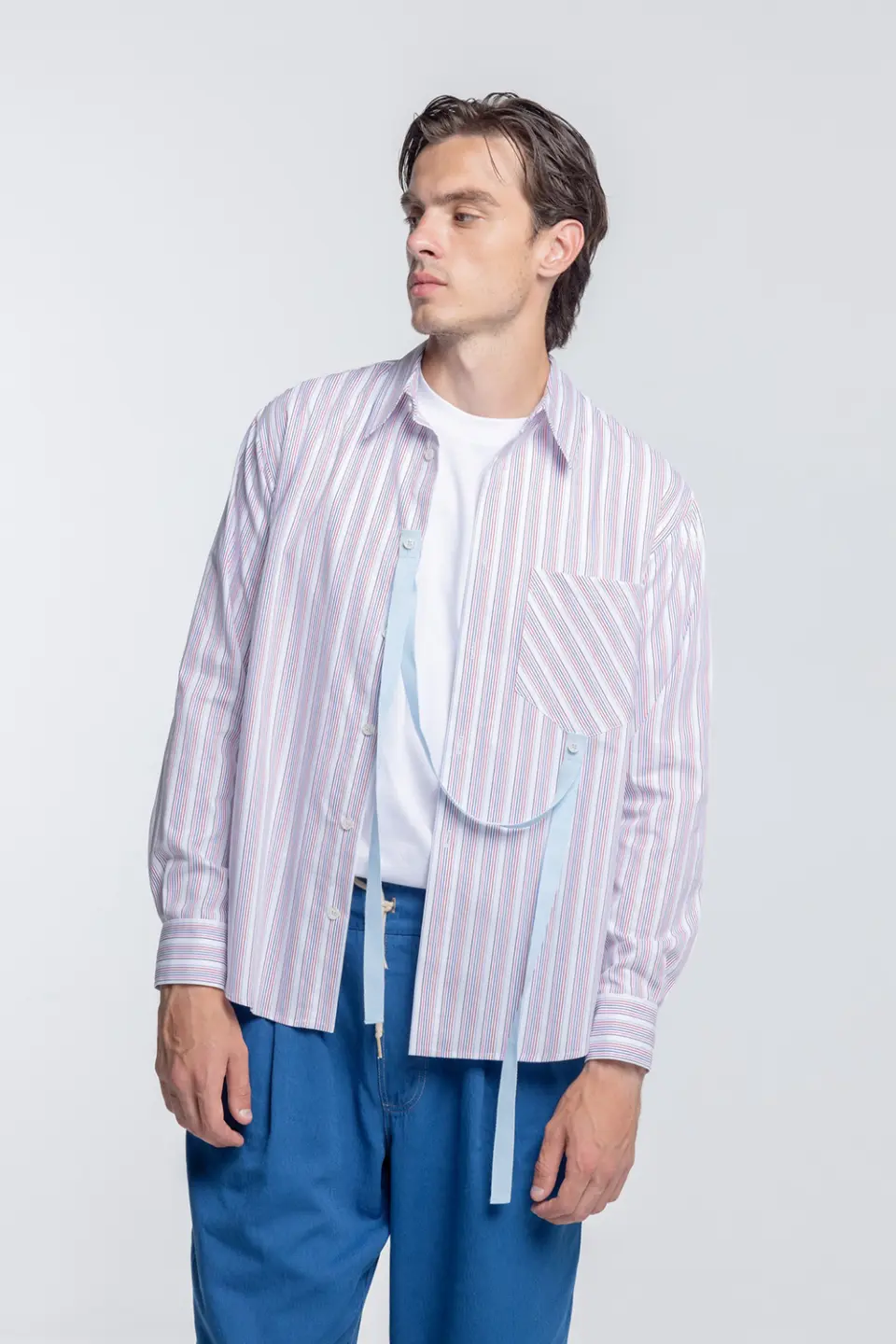 Ribbon Stripe Shirt