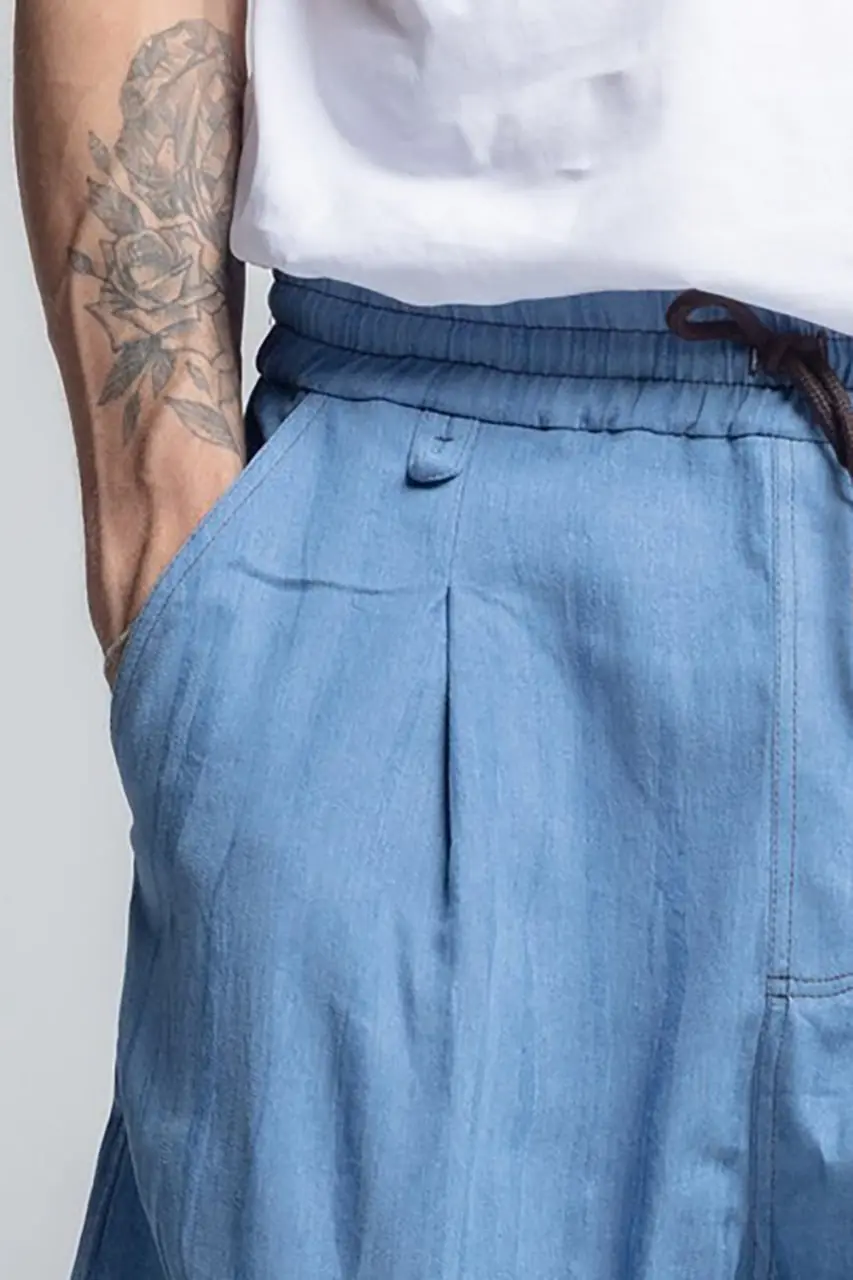 Striped Blue Pants