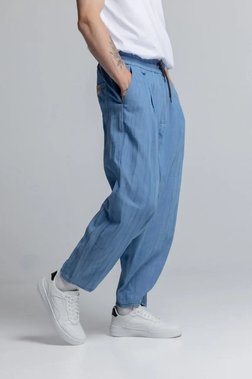 Striped Blue Pants