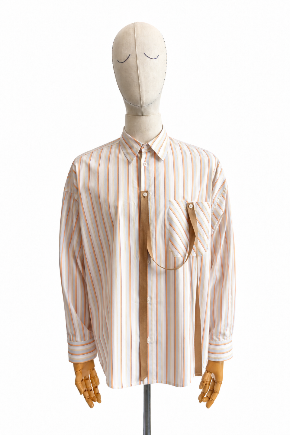 Striped Ribbon Shirt